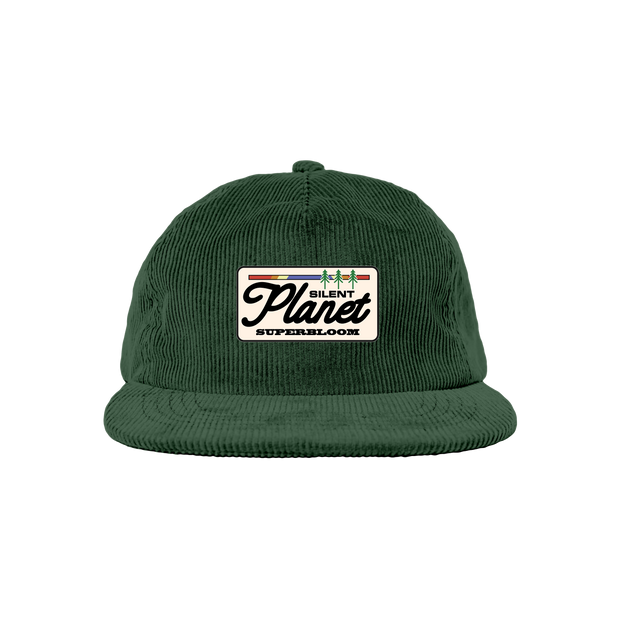 Corduroy Patch Hat - Green