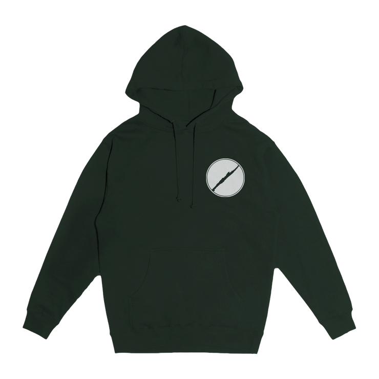 Heal Us Breast Print Hoodie- Green